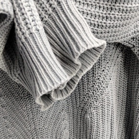 KBF Japan Gray‎ Cotton Cropped Sweater - Picture 6 of 10